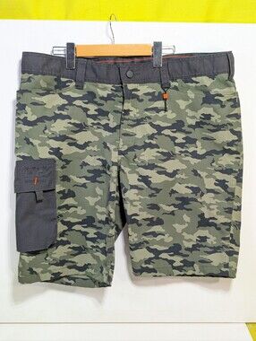 Helly Hansen HH Workwear Camo Cargo Shorts Men's Size 40 Multi-Pocket